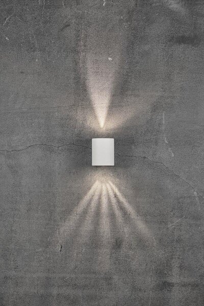 NOR 49701001 Venkovní nástěnné svítidlo Canto 2 2x6W LED bílá čirá - NORDLUX