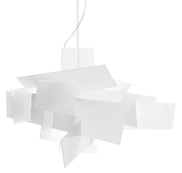 Závěsná svítidlo Foscarini, Bílá, Jídelna, Plast