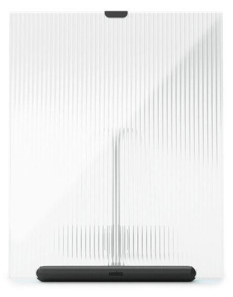 Černý skleněný stojací rámeček 19x23 cm Flute – Umbra