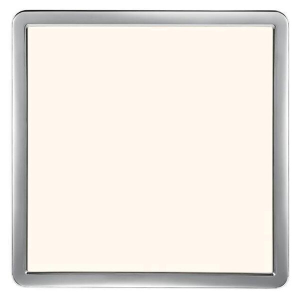 NOR 2015066133 Stropní svítidlo Oja 29x29 IP54 BATH 3000K/4000K 14,5W LED chrom bílá - NORDLUX