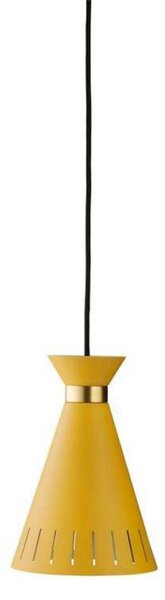 Závěsná svítidlo Warm Nordic, Cone, stmívatelné, Žlutá, Kuchyně, Kov, Vintage