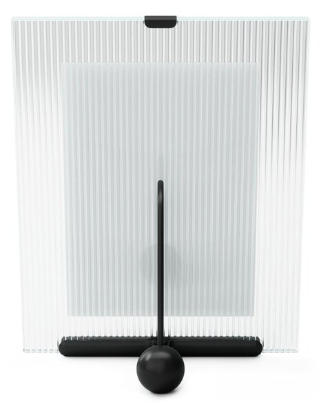 Černý skleněný stojací rámeček 19x23 cm Flute – Umbra