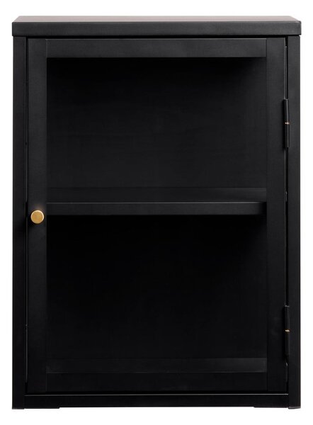 Černá kovová vitrína 45x60 cm Carmel – Unique Furniture
