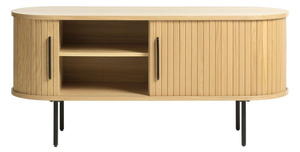 TV stolek v dekoru dubu v přírodní barvě 120x56 cm Nola – Unique Furniture
