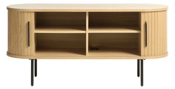 TV stolek v dekoru dubu v přírodní barvě 120x56 cm Nola – Unique Furniture