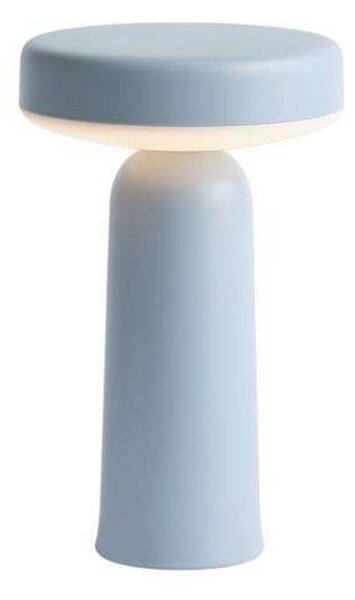 Stolní lampa Muuto, stmívatelné, Modrá, Obývací pokoj, Plast