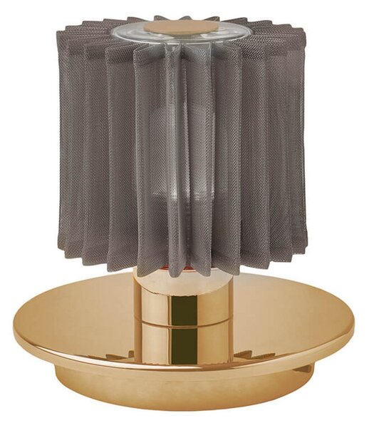 Stolní lampa DCW, stmívatelné, Zlatá / mosazná, Obývací pokoj, Kov