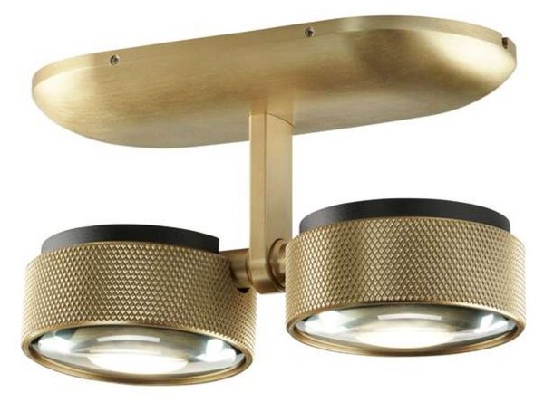 Stropní Lampa LIGHT-POINT, stmívatelné, Zlatá / mosazná, Obývací pokoj, Hliník