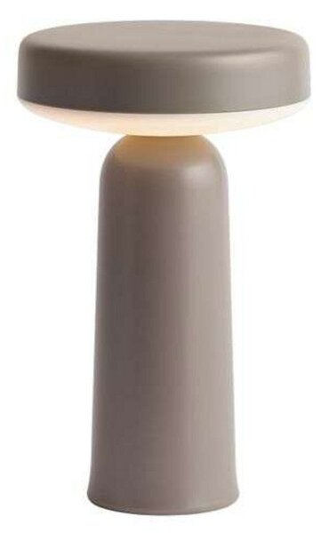 Stolní lampa Muuto, stmívatelné, Béžová, Obývací pokoj, Plast
