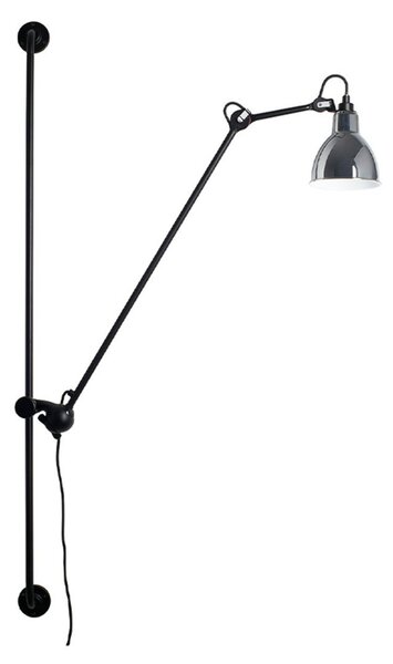 Nástěnná Svítidla Lampe Gras, 214 Round, Černá, Obývací pokoj, Kov, Design