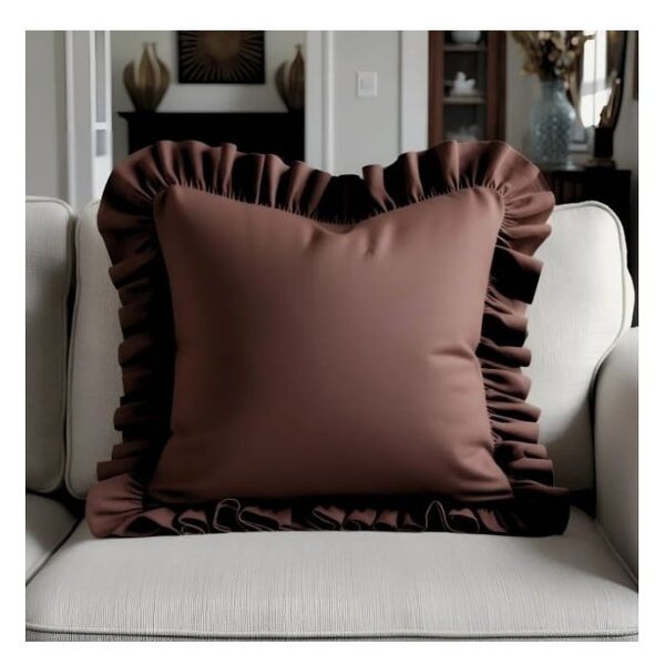 Povlak na polštář s příměsí bavlny 40x40 cm Ruffled – Mila Home