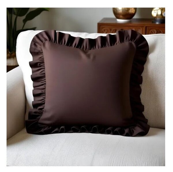 Povlak na polštář s příměsí bavlny 40x40 cm Ruffled – Mila Home
