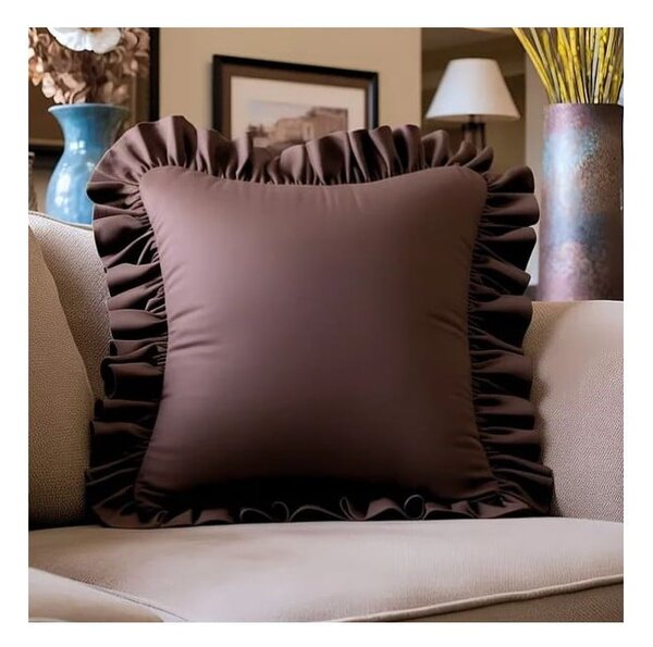 Povlak na polštář s příměsí bavlny 40x40 cm Ruffled – Mila Home