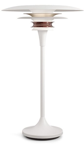 Diablo Stolní Lampa Ø30 Matná Bílá/Rosé Silver