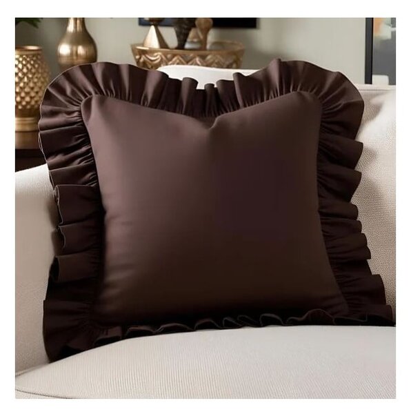 Povlak na polštář s příměsí bavlny 40x40 cm Ruffled – Mila Home