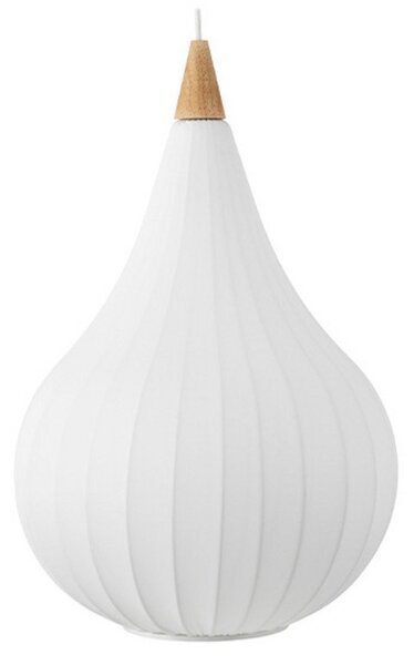 Závěsná svítidlo Halo Design, Bílá, Obývací pokoj, Tkanina / Textil