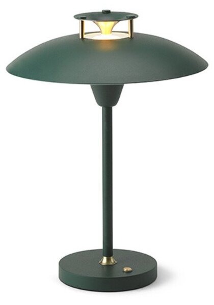 Stolní lampa Halo Design, stmívatelné, Zelená, Obývací pokoj, Kov