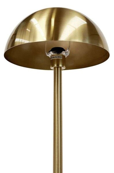 Stojací Lampa Dyberg Larsen, Menton, Zlatá / mosazná, Obývací pokoj, Mosaz, Skandinávský