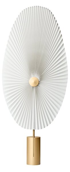 Stojací Lampa GEJST, Liris, stmívatelné, Zlatá / mosazná, Obývací pokoj, Kov, Design