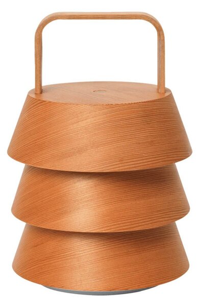 Stolní lampa ferm LIVING, Dřevo, Obývací pokoj, Dřevo