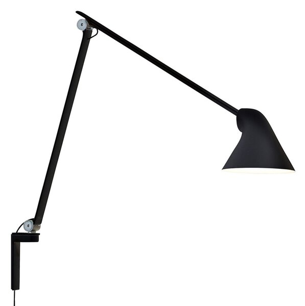 Nástěnná Svítidla Louis Poulsen, NJP, Černá, Obývací pokoj, Kov, Design