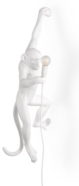 Stolní lampa SELETTI, Monkey Lamp, Bílá, Obývací pokoj, Plast, Design