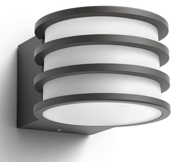 Venkovní svítidla Philips Hue, Philips Hue Lucca, stmívatelné, Černá, Kov, Moderní