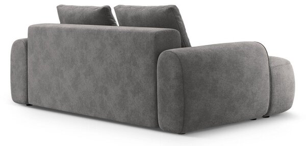 Šedá sametová pohovka 200 cm Linz – Cosmopolitan Design