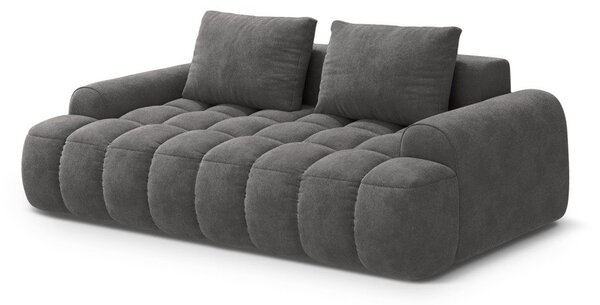 Šedá sametová pohovka 200 cm Linz – Cosmopolitan Design