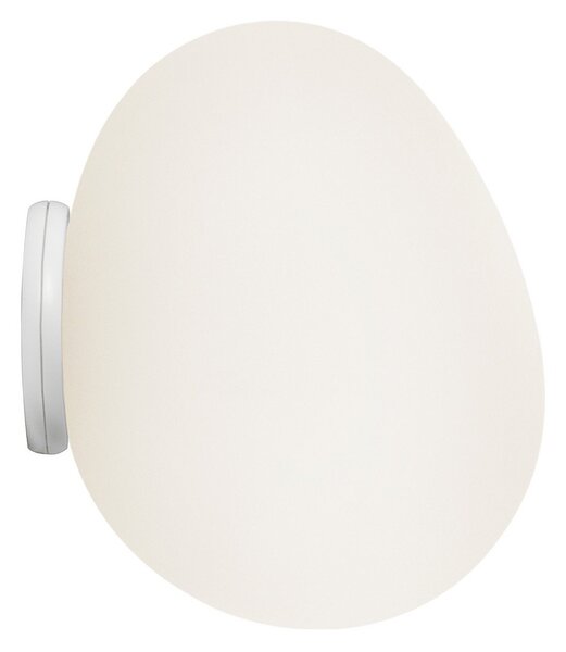 Nástěnná Svítidla Foscarini, Gregg piccola, stmívatelné, Bílá, Koupelna, Sklo, Design