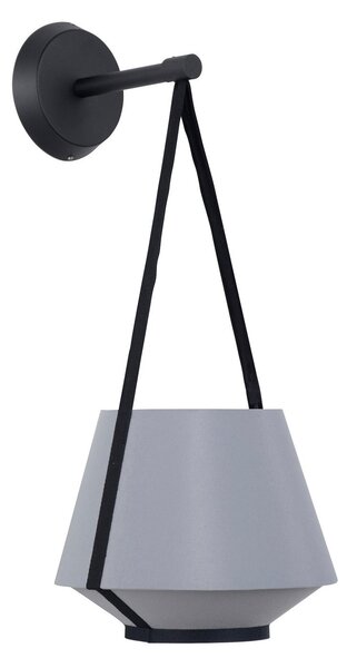 Nástěnná Svítidla Forestier, Carrie XS, stmívatelné, Šedá, Obývací pokoj, Tkanina / Textil, Design