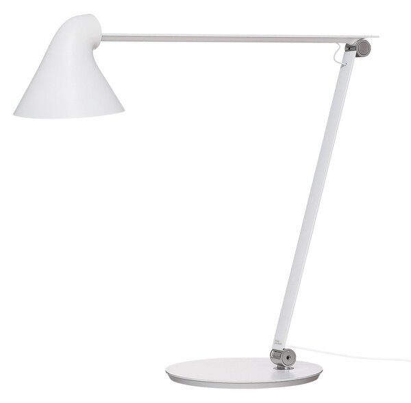 Stolní lampa Louis Poulsen, NJP, stmívatelné, Bílá, Obývací pokoj, Kov, Design