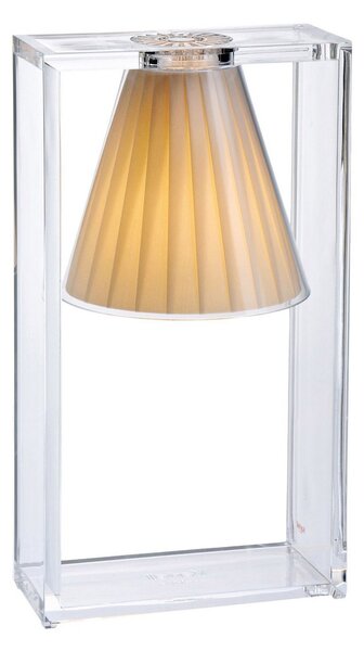 Stolní lampa Kartell, Light-Air, Transparentní, Obývací pokoj, Plast, Design