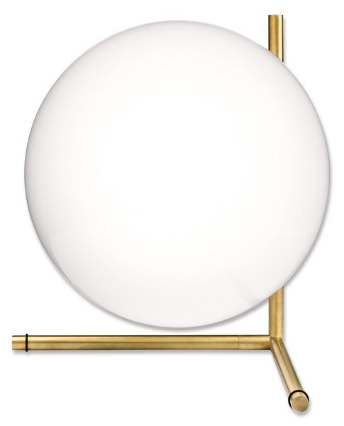 Stolní lampa FLOS, IC T2, stmívatelné, Zlatá / mosazná, Obývací pokoj, Kov, Design