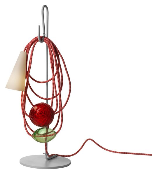 Stolní lampa Foscarini, Filo, Vícebarevná, Obývací pokoj, Kov, Design