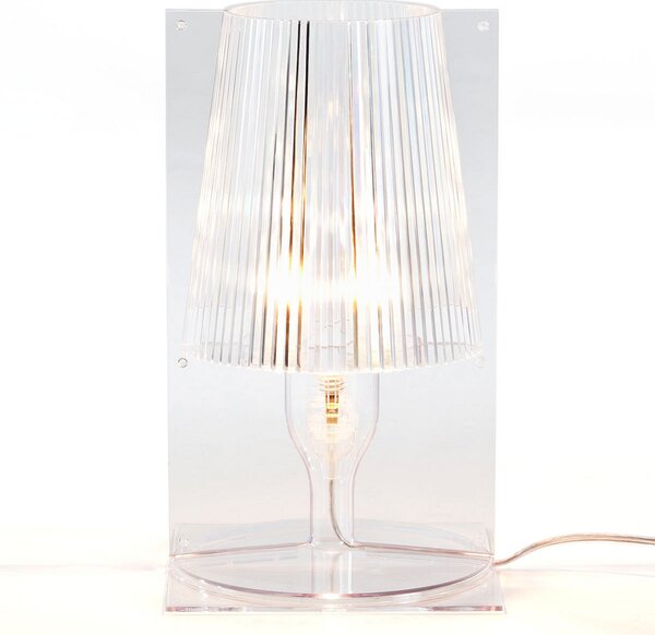 Stolní lampa Kartell, Take, Transparentní, Obývací pokoj, Plast, Design