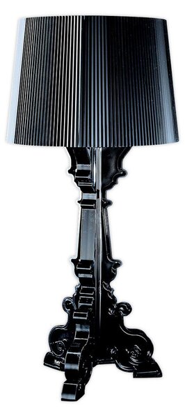Stolní lampa Kartell, Bourgie, stmívatelné, Černá, Obývací pokoj, Plast, Design