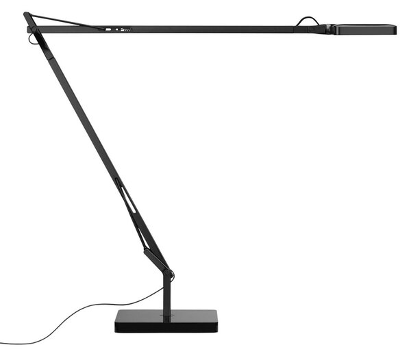 Stolní lampa FLOS, KELVIN, Černá, Pracovna, Kov, Design