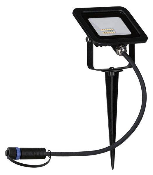 P 94574 Plug & Shine zápich Flood IP65 6,8W 3.000K černá - PAULMANN
