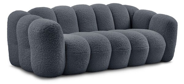 Tmavě šedá pohovka z textilie bouclé 232 cm Hippolyte – Bobochic Paris