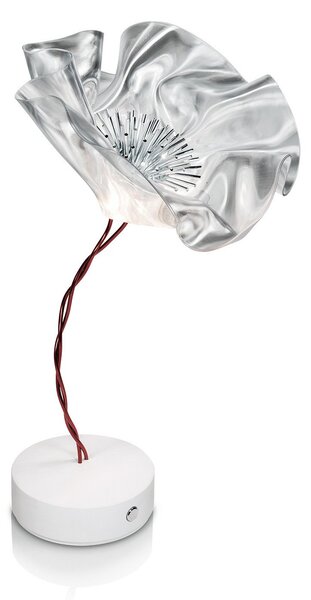 Stolní lampa Slamp, Lafleur, stmívatelné, Transparentní, Obývací pokoj, Plast, Design