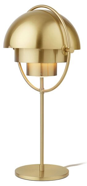 Stolní lampa GUBI, Multi-Lite, Zlatá / mosazná, Obývací pokoj, Kov, Design
