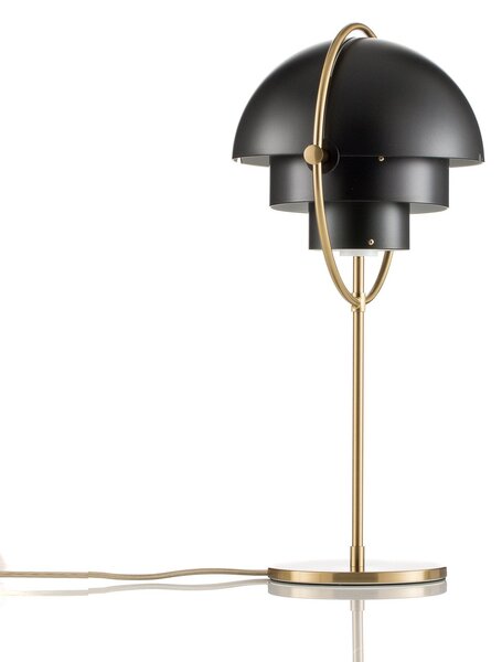 Stolní lampa GUBI, Multi-Lite, Zlatá / mosazná, Obývací pokoj, Kov, Design