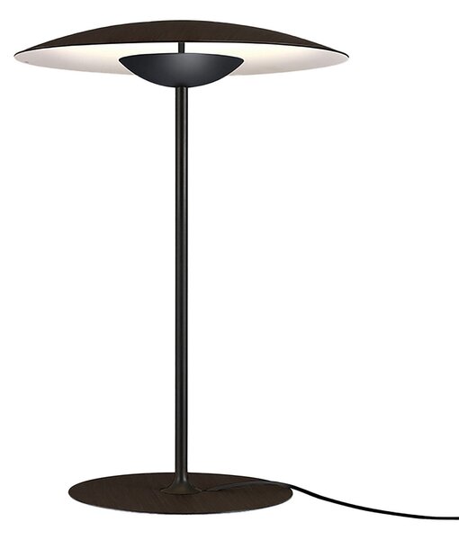 Stolní lampa MARSET, Ginger S, stmívatelné, Dřevo, Obývací pokoj, Dřevo, Design
