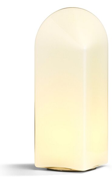 Stolní lampa HAY, Parade, stmívatelné, Bílá, Obývací pokoj, Sklo, Design