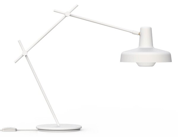 Stolní lampa GRUPA, Arigato, Bílá, Obývací pokoj, Kov
