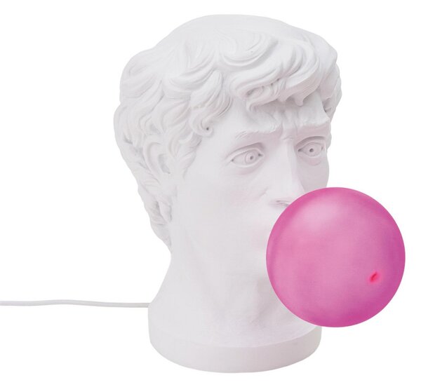Stolní lampa SELETTI, Wonder Times, Bílá, Obývací pokoj, Plast, Design