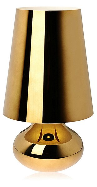 Stolní lampa Kartell, Cindy, Zlatá / mosazná, Obývací pokoj, Plast, Design