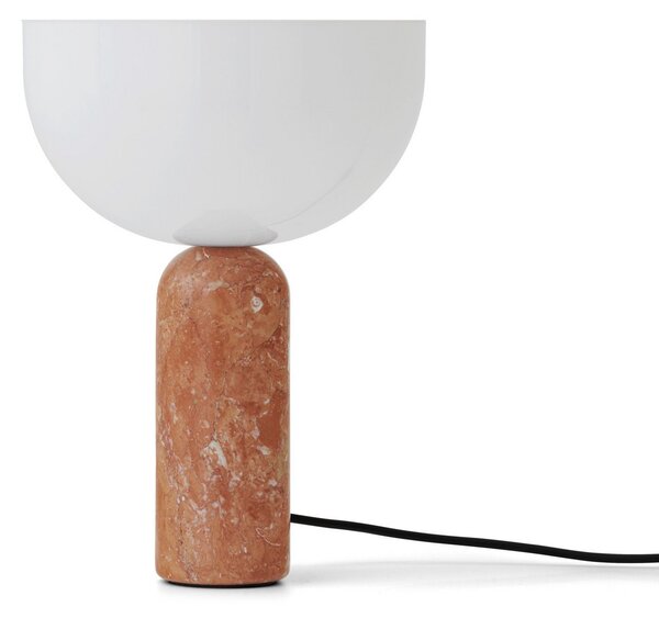 Stolní lampa New Works, Kizu Small, Hnědá / Rezavá, Obývací pokoj, Mramor, Design