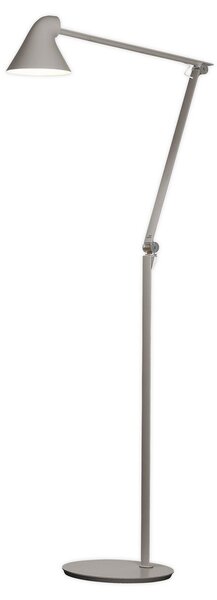 Stojací Lampa Louis Poulsen, NJP, stmívatelné, Šedá, Obývací pokoj, Kov, Design